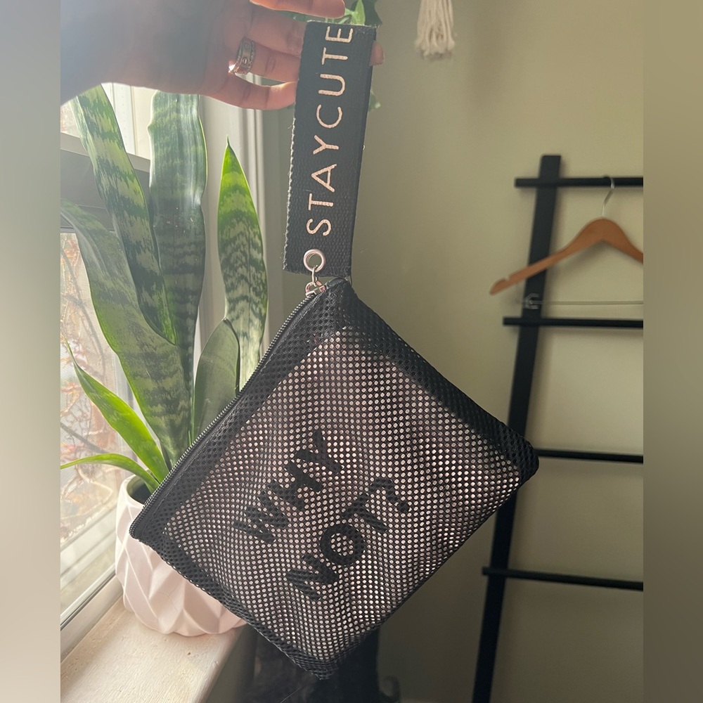 Mesh Wristlet bag